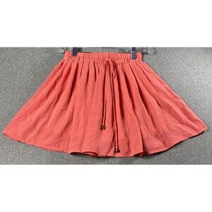 Guess Orange Mini Skirt Lined Size S